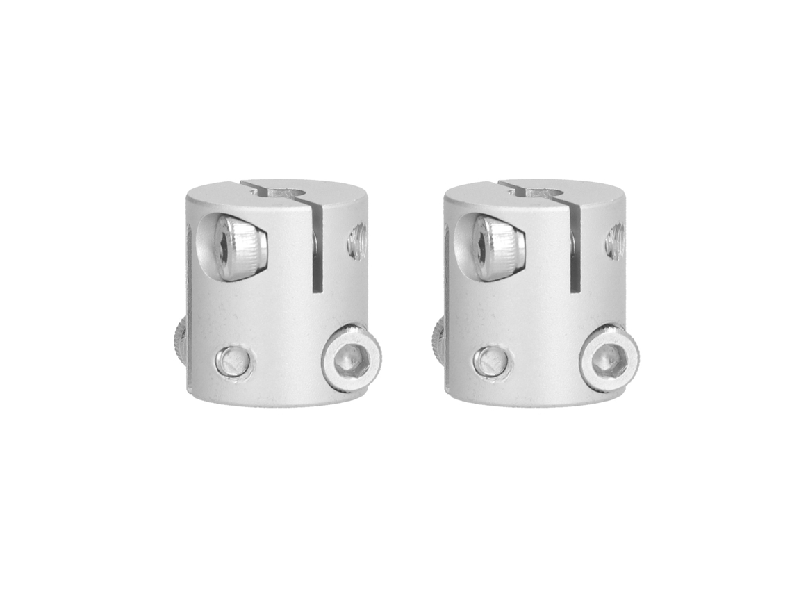 2pcs Acoplador De Eixo D Para Hexagonal Alumínio