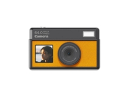 Câmera Digital 4k Hd Com Zoom De 18x E Lente De 2,8 Polegadas (laranja)
