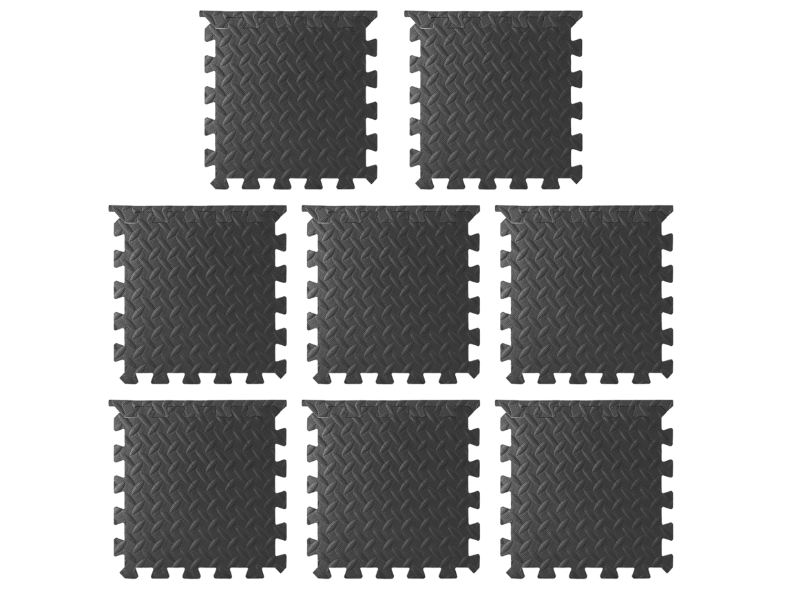 8 Peças De Tapetes De Jogo Para Crianças Macios De Espuma Eva Entrelaçados Tapetes Protetores De Chão Academia Lar