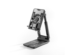 Suporte Telefone Com Cooler, Ajustável Altura, Ventoinha Radiador Rgb, Para Ios/android