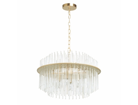 Luminária De Teto Pendente Toollight App1653 6cp Gold