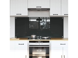 Vidaxl Painel De Cozinha 2 Pcs Cinza Escuro 70 X 60 Cm Vidro Temperado