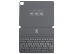 Capa Com Teclado (bluetooth Sem Fio, Suporte De Ângulos Múltiplos) Para Ipad Pro 12.9 (2018/2020/2021/202...