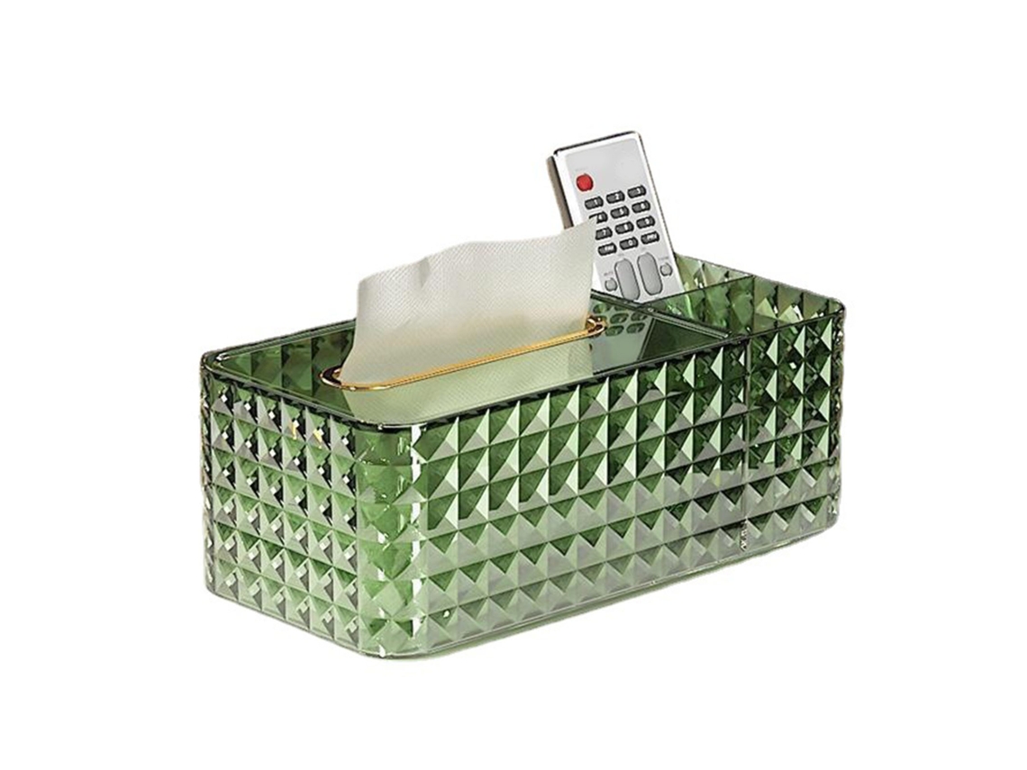Porta guardanapo retangular com textura losango S/MARCA