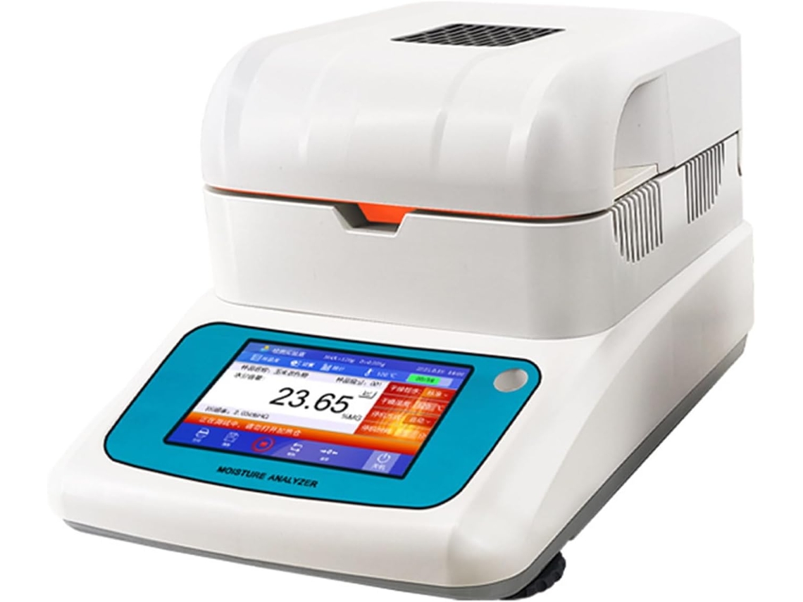 Medidor De Umidade Halógeno Precisão, 150g 0, 001g, Legibilidade 0, 001%, Tela Sensível Ao Toque Digital, Para