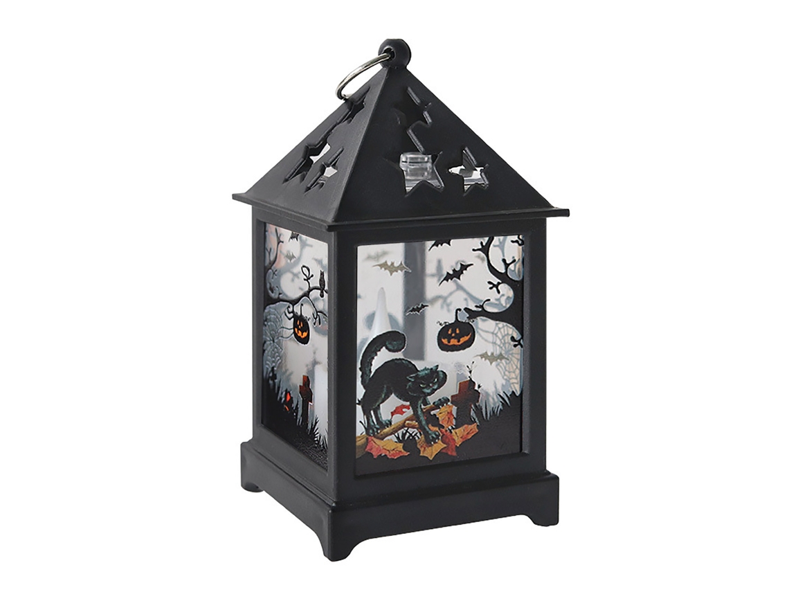 Lâmpada De Vento Halloween Vela Eletrônica Portátil