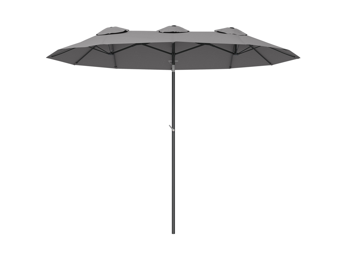 Wood Pulley System, Ø300x250cm, Ventilated Roof, Preto
