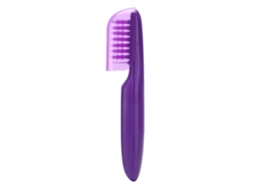 Pente Desembaraçador Elétrico De Uso Húmido E Seco Com Íons Negativos E Massagem Estilo Roxo
