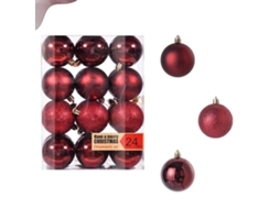 Enfeites de Bola de Natal de 6 Cm Decoração de Árvore de Natal