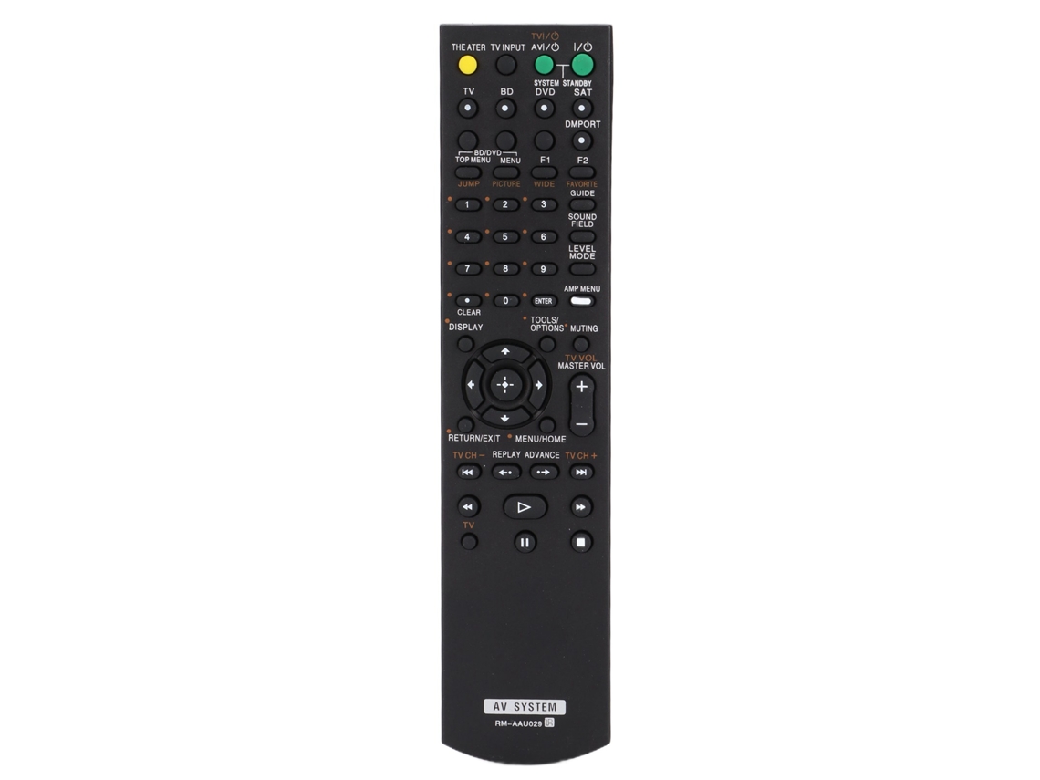 Aetheria controle Remoto Substituto Rm aau029 para Soundbar Sony Ht ct100 Ssmct100