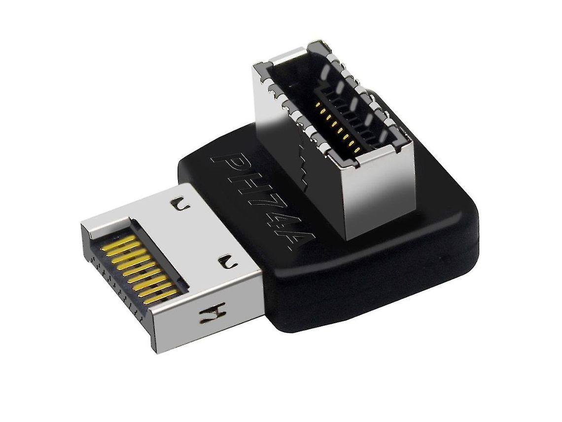 Placa-mãe Type-e, interface USB 3.1 Type-e, conector em ângulo de 90 graus, suporte frontal para Type-c.