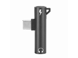 Adaptador Type C para 3.5mm de áudio e carregamento e fone 2 em 1 LAXISCREED