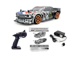 Cinzentozd Racing Ex16 03 Rtr 1/16 2.4g 4wd 30km/h Carro Rc Rápido com Motor Escovado para Turismo, Modelos de Drift em Pista MDUG