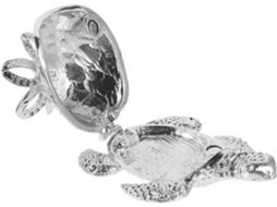 Suporte De Mesa Vanzack Para Exibição Bolas Cristal Grandes Com Base Metal Em Formato Tartaruga, Suporte Decorativo
