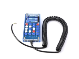 Caixa De Controle Manual Com Display Lcd Mach3 Para Cnc 6 Eixos Interface Serial