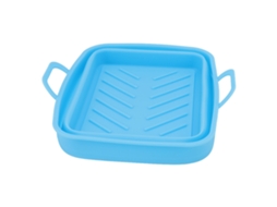 Laxiscreed Panela De Silicone Para Air Fryer, Compatível Com Temperaturas Elevadas E Fácil Manutenção