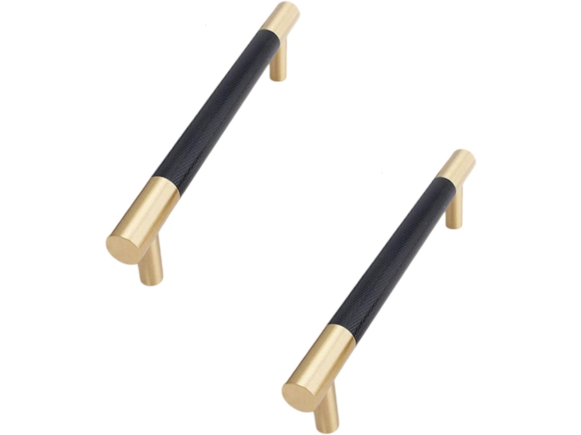 Conjunto De 2 Puxadores Para Portas Armário, Cor Cobre, Pretos, Extensíveis, Em Metal Sólido, Para Gavetas E Portas De