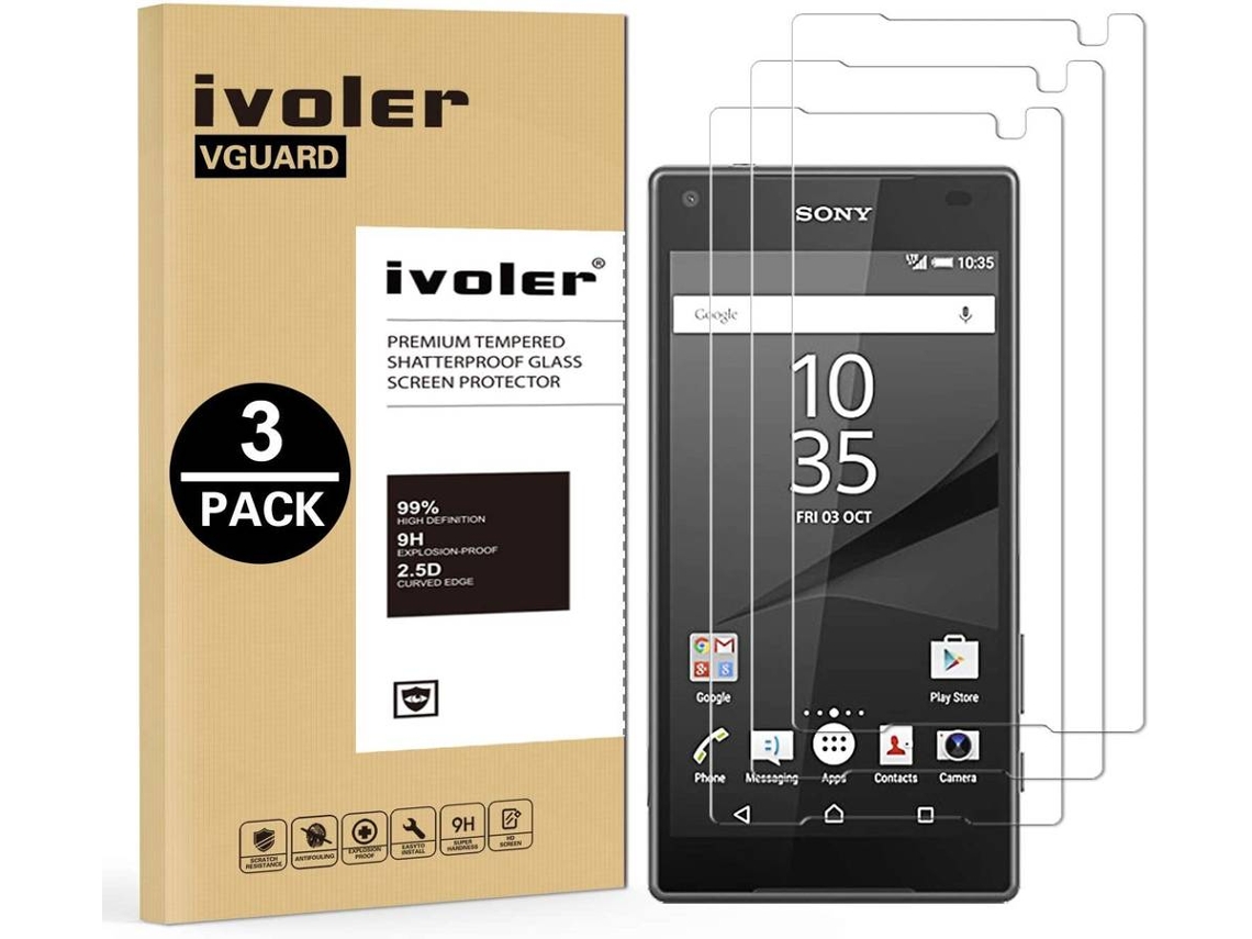 Pelicula de Vidro HONGWE. Xperia Z5 Compact