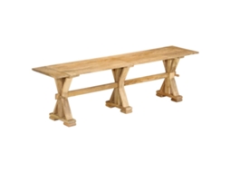 Vidaxl Banco 160x35x45 Cm Madeira De Mangueira Maciça