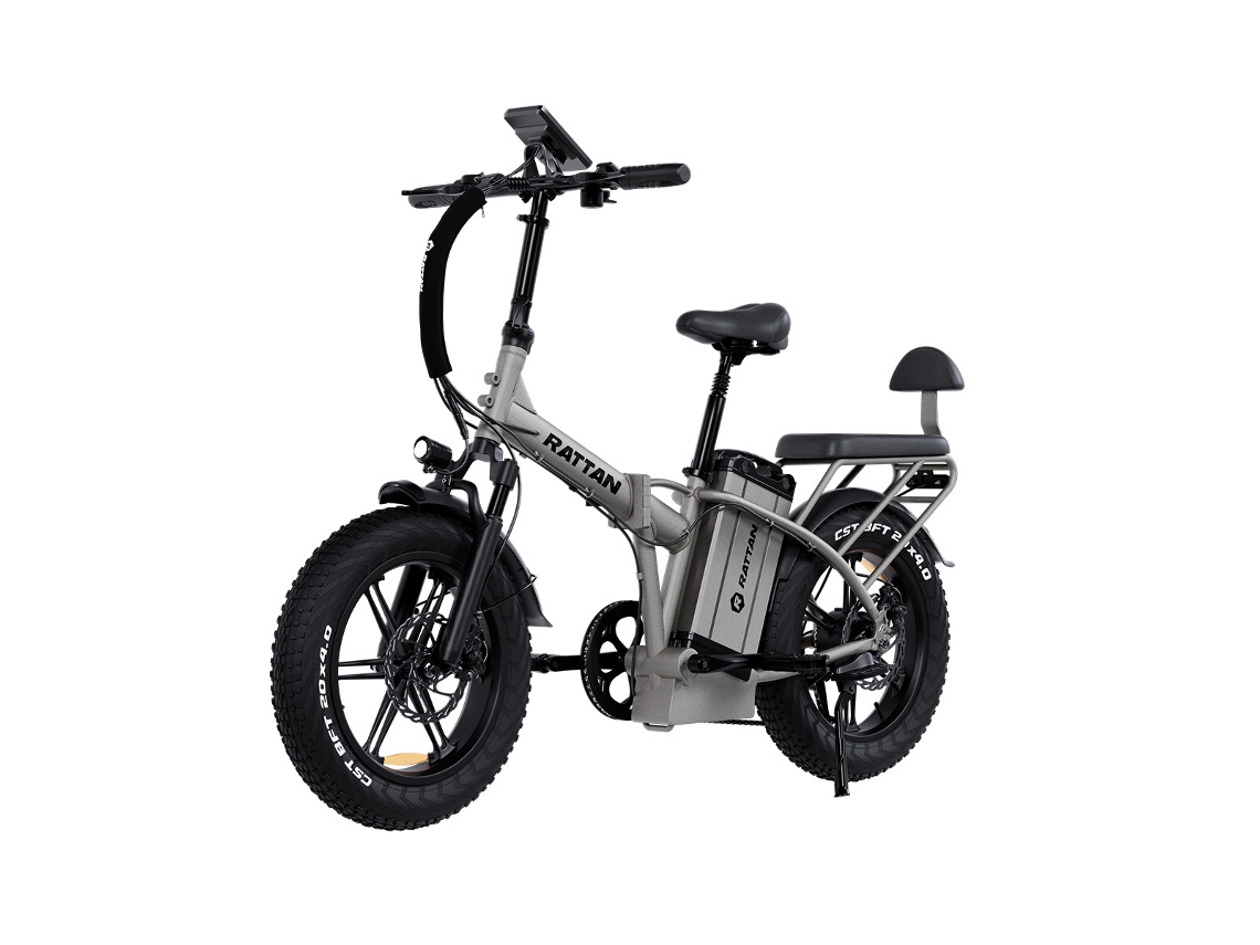 Bicicleta elétrica dobrável Rattan Lm Ultra, bateria removível de 48V 40,5Ah, 7 velocidades Shimano