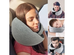 Travesseiro De Viagem Para Avião, Resistente E Que Não Deforma, Em Algodão Viscoelástico Durável Formato U. Aquaforge