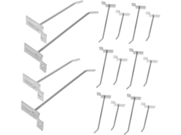 Kit De 225 Ganchos Autoatarraxantes Tipo Copo, Variados, Para Teto E Parede, Ideais Para Cozinha. Pequenos Ganchos De