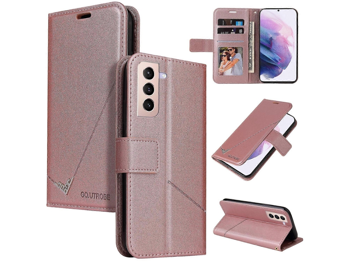 Capa Couro Para Samsung Galaxy S22 5g, Elysve