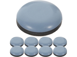 Conjunto De 4 Elevadores Móveis Ajustáveis Pretyzoom Na Cor Preta, Com Comprimento Ajustável E Elevação De 3cm Para Proteção