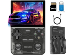 Console Portátil Retrô com Mais de 9.000 Títulos Clássicos, 64gb AQUAFORGE