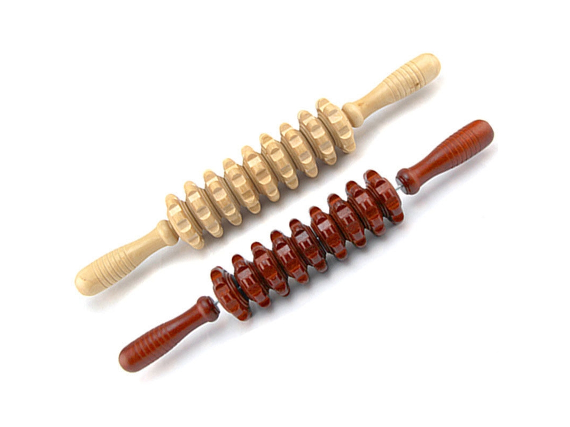 Massageador Manual Com Rolos Para Relaxamento Corporal Profundo