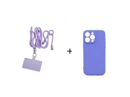 Capa Com Cordão Note Zt Para Xiaomi Note 12 5g-roxo Eleventek Silicone Roxo