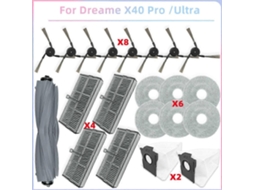 Para X40 Ultra / L40 Ultra, P10 Pro Ultra Peças Rolo Principal Escova Lateral Filtro Hepa Sacos De Pó_ptg