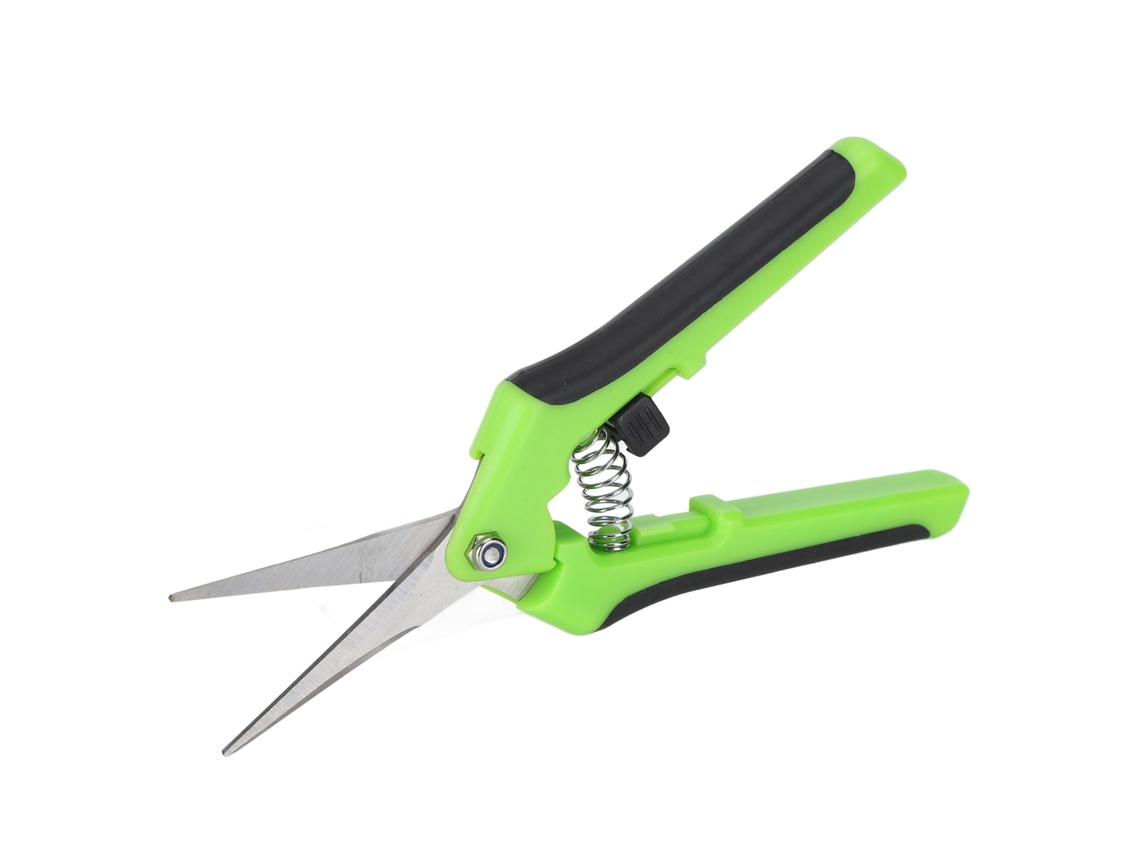 Laxiscreed Tesouras De Jardim Com Mola, Bloqueio Lateral Para Trabalho De Jardinagem