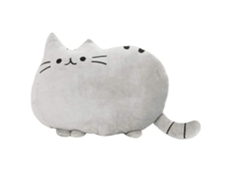 Peluche de Gato Biscoito Gato Cinza de 50 Cm Aproximadamente