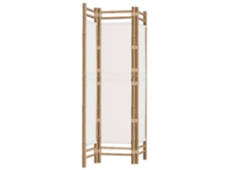 Room Divider, Room Dividers Vidaxl Creme Bambu (120 X 180 Cm)