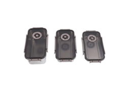 Recipiente Airtight Inox 3pcs para Alimentos com Tampa