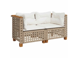 Garden Sofa, Garden Sofas Vidaxl Bege Rattan / Vime (n/a)
