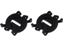 2 Dobradiças De Abs Para Móveis, Conectores De Mesa Para Mesas Jantar, Cor Preta, Mantém Tudo Organizado E Seguro