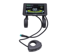 Tela LCD de velocímetro para patinete elétrico, painel de instrumentos, 5 pinos, conector impermeável