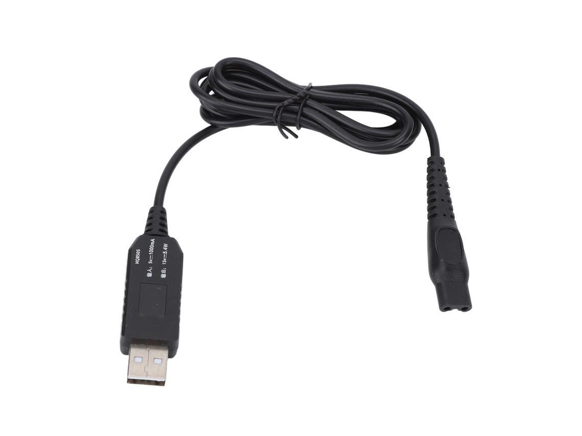 Cabo De Carga Usb De 15v Para Afeitadora Eléctrica E Cortador De Barba Compatible Com Hq8505
