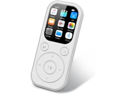 Leitor de MP3/MP4 de 32 GB, tela IPS, Bluetooth, 5,4", 32 GB, 12 horas de reprodução, gravador de FM, tela de 2,01", com rádio e livro (16 GB)