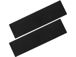 Conjunto de 2 presilhas de plástico para coloração de cabelo com capa ergonômica.