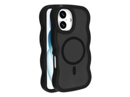 Capa Para Iphone 16 Plus Compatível Com Magsafe Tpupc, Capa Traseira Com Toque Em Formato De Onda