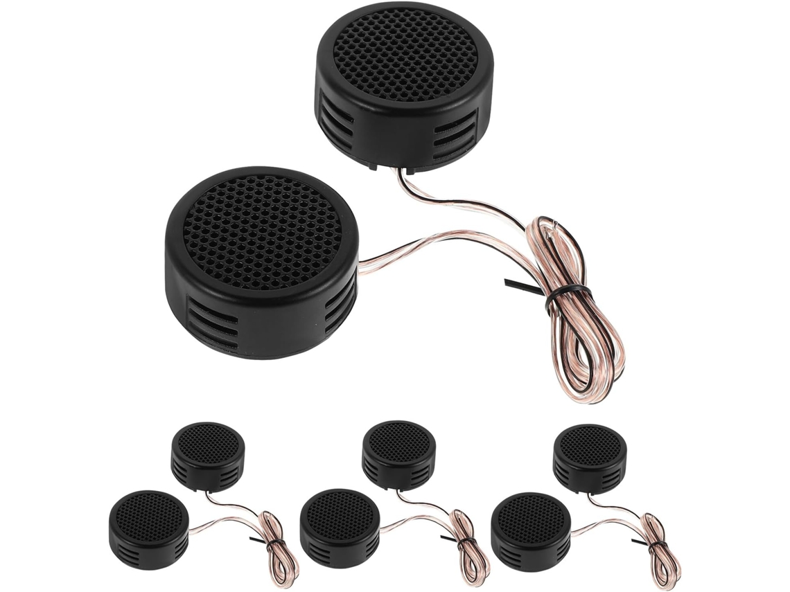 Conjunto De 4 Pares Tweeters Cúpula Em Miniatura Para Carro,acessórios Sistema Áudio,