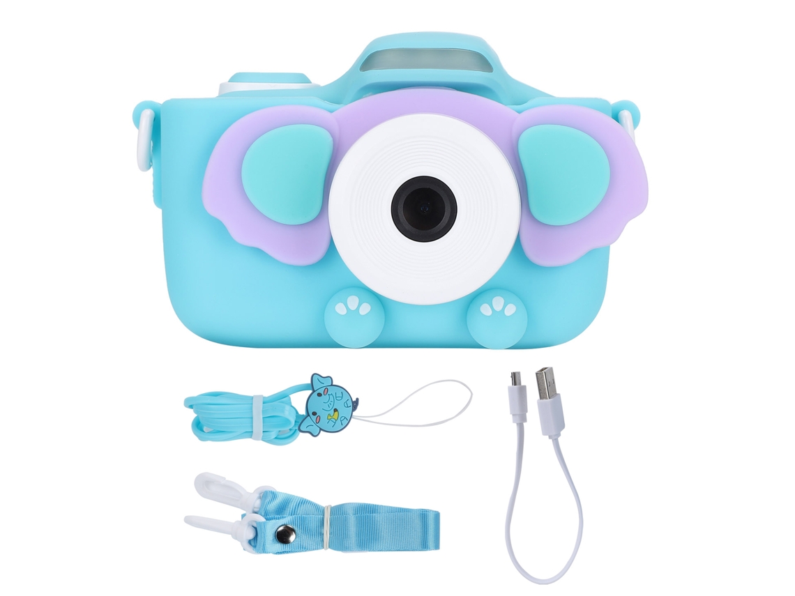 Câmera digital infantil de 48MP com tela sensível ao toque de 3,0 polegadas, gravação via Wi-Fi, na cor para CHABERLU