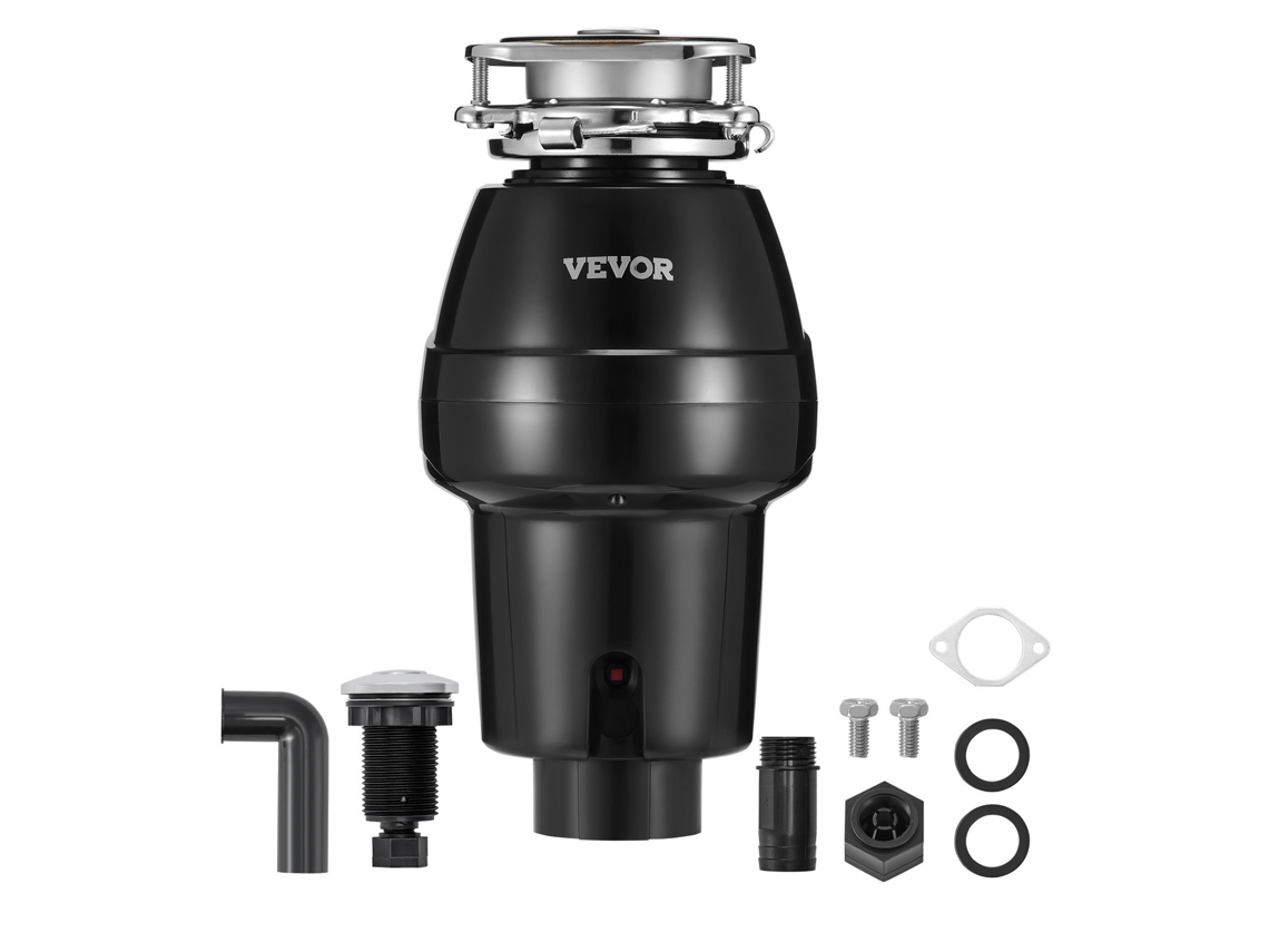 Triturador de resíduos alimentares VEVOR 1/2 HP 3820 RPM 185 x 185 x 370 mm
