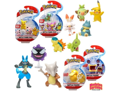 Pokemon - Conjunto de figuras de ação, multicolorido ㅤ, POKEMON