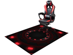 Tapete Cadeira Gamer Protetor Escritório Antiderrapante 90 X 140 Cm Piso Azulejo Parquet Azul Pisos Rígidos,