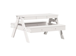 Picnic Table, Picnic Tables Vidaxl Branco Madeira De Pinho (n/a)