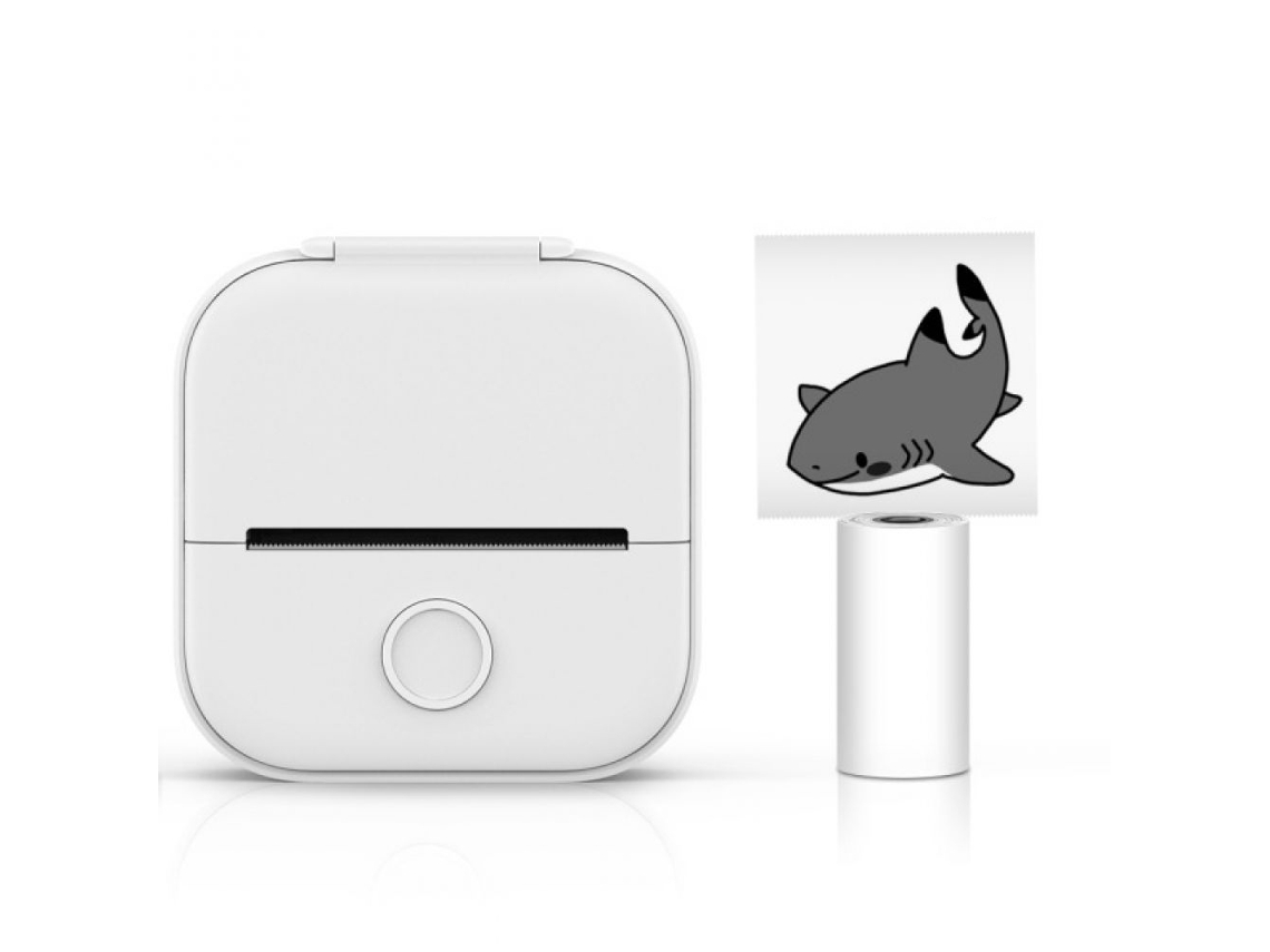 Mini Impressora - Impressora De Bolso Para Smartphone, Térmica Sem Tinta Para Telemóvel, Portátil Bluetooth Para Iphone, Portátil De Adesivos